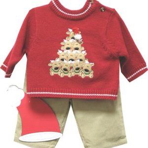 B.T. Kids Baby Boy's Reindeer Pant Set